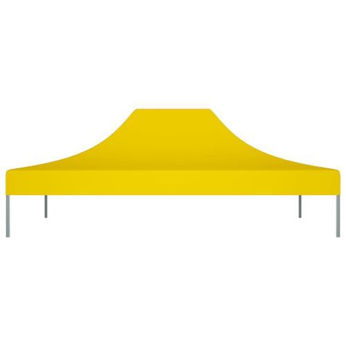 Toit de tente de réception 4,5x3 m Jaune 270 g/m² - Photo n°3; ?>