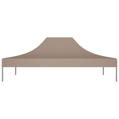 Toit de tente de réception 4,5x3 m Taupe 270 g/m² - Photo n°3; ?>