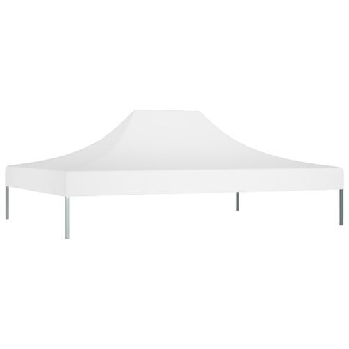 Toit de tente de réception 4x3 m Blanc 270 g/m² - Photo n°2; ?>