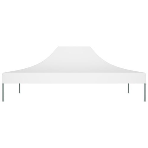 Toit de tente de réception 4x3 m Blanc 270 g/m² - Photo n°3; ?>