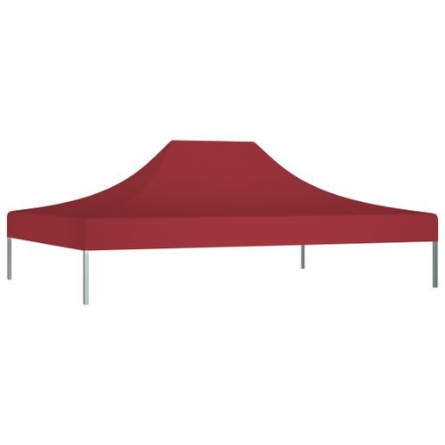 Toit de tente de réception 4x3 m Bordeaux 270 g/m² - Photo n°2; ?>