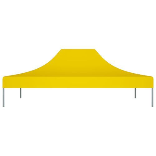 Toit de tente de réception 4x3 m Jaune 270 g/m² - Photo n°3; ?>