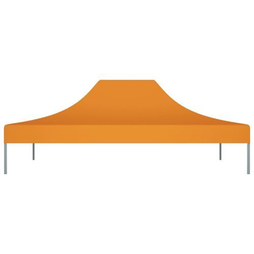 Toit de tente de réception 4x3 m Orange 270 g/m² - Photo n°3; ?>