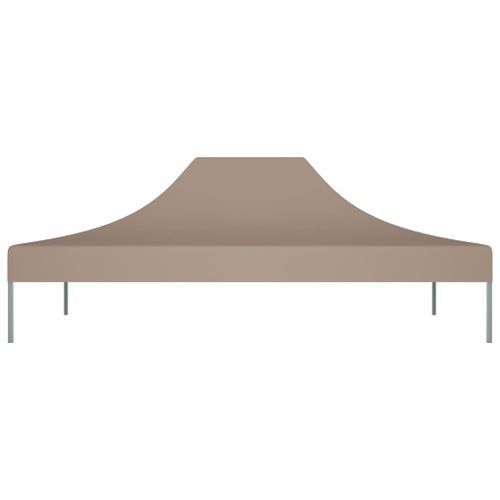 Toit de tente de réception 4x3 m Taupe 270 g/m² - Photo n°3; ?>