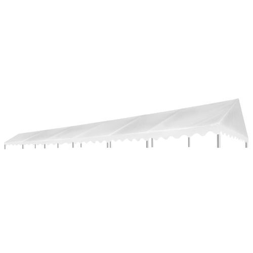 Toit de tente de réception 6x12 m Blanc 450 g/m² - Photo n°2; ?>