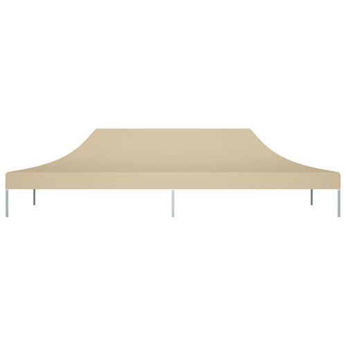 Toit de tente de réception 6x3 m Beige 270 g/m² - Photo n°2; ?>