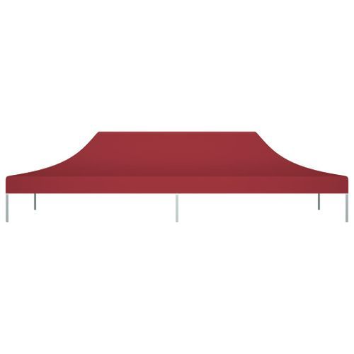 Toit de tente de réception 6x3 m Bordeaux 270 g/m² - Photo n°3; ?>