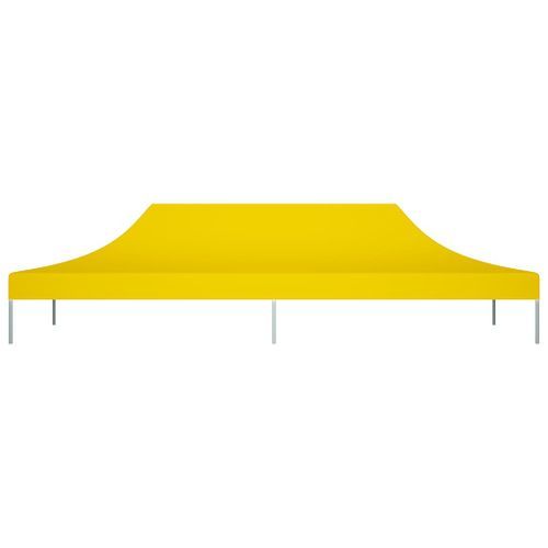 Toit de tente de réception 6x3 m Jaune 270 g/m² - Photo n°3; ?>