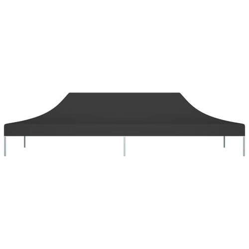 Toit de tente de réception 6x3 m Noir 270 g/m² - Photo n°3; ?>