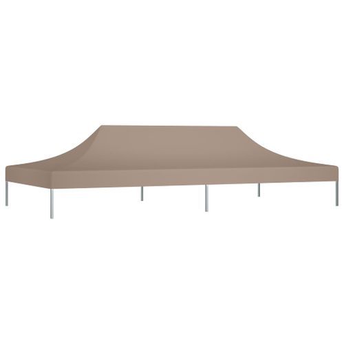 Toit de tente de réception 6x3 m Taupe 270 g/m² - Photo n°2; ?>