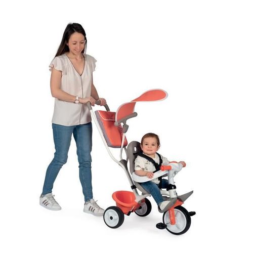 Tricycle Baby Balade Rouge - SMOBY - Photo n°2; ?>