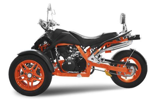 Trike 350cc Spy Racing Noir Orange - Photo n°2; ?>
