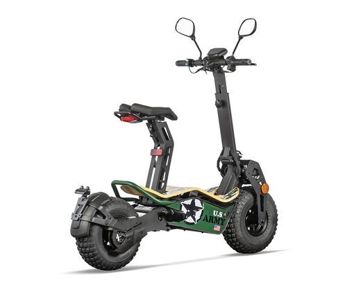 Trottinette Velocifero homologuée Mad 810W 48V camouflage - Photo n°3; ?>