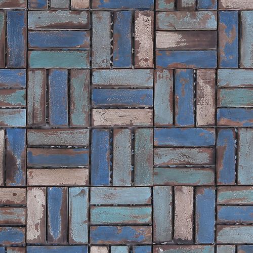 Tuiles de terrasse 22 pcs 30x30 cm Bois de récupération solide 2 - Photo n°2; ?>