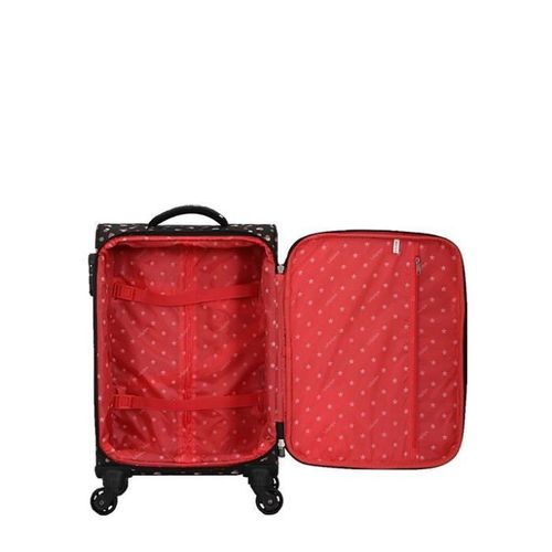 Valise cabine polyester ARUM-E noir - Photo n°3; ?>