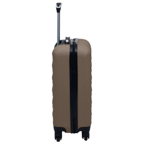 Valise rigide Marron ABS 2 - Photo n°3; ?>