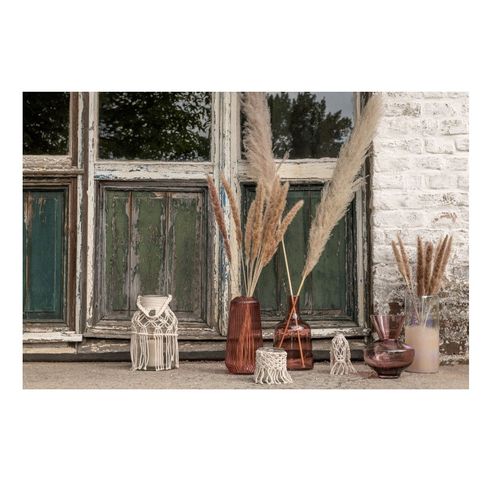 Vase avec col verre bordeaux Corali H 24 cm - Photo n°3; ?>