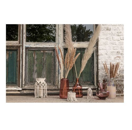 Vase avec col verre bordeaux Corali H 30 cm - Lot de 3 - Photo n°3; ?>