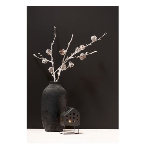 Vase décoratif paulownia massif noir Bialli - Lot de 3 - Photo n°2; ?>