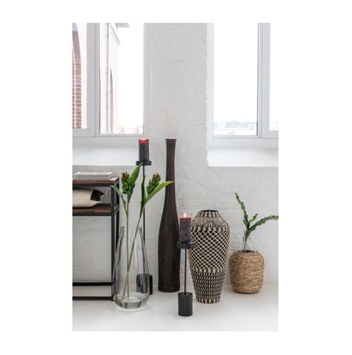 Vase verre gris Cintee H 50 cm - Lot de 2 - Photo n°2; ?>