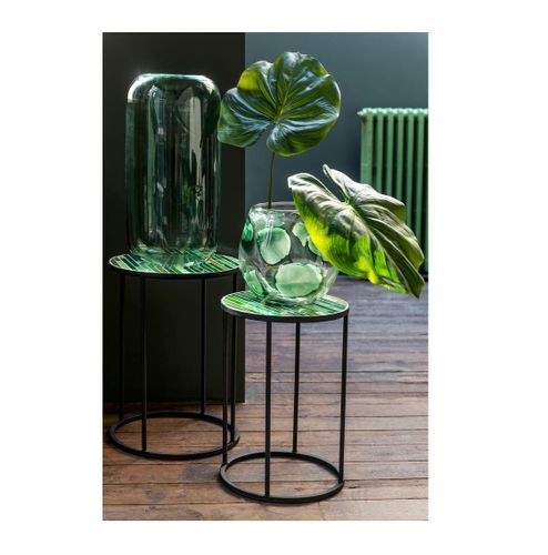 Vase verre vert Verde H 36 cm - Photo n°2; ?>
