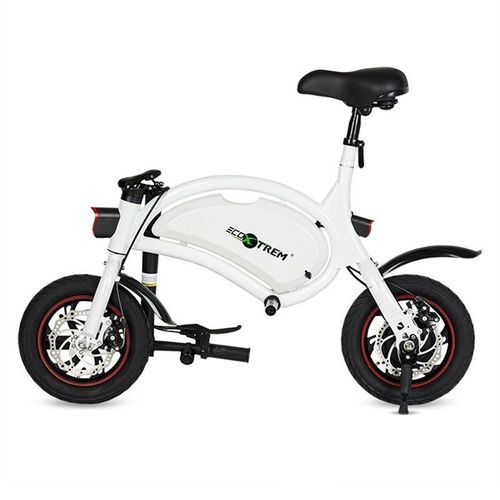 Vélo électrique 250W blanc avec pédales avec Application Ecoxtrem - 25 km/h - Photo n°3; ?>