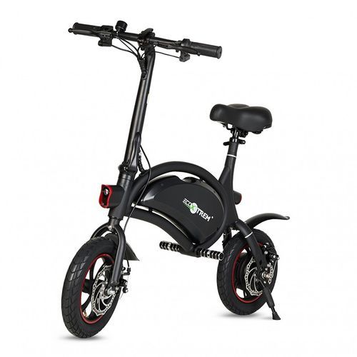 Vélo électrique homologuée route 250W avec siège et repose-pieds noir - 25 km/h - Photo n°2; ?>