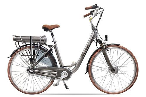 Vélo électrique Velora 250W Pedelec argent - Photo n°2; ?>