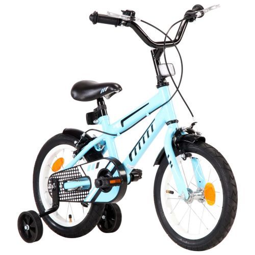 Vélo pour enfant bleu et noir 14 pouces Vital - Photo n°2; ?>