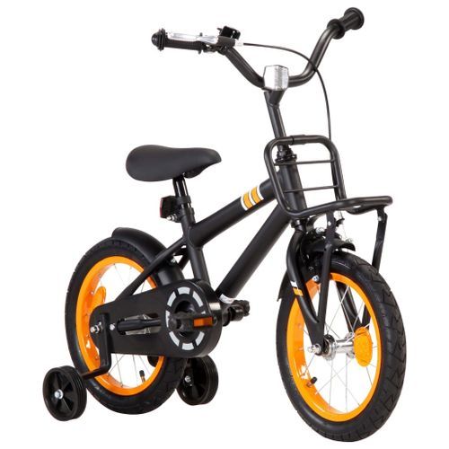 Vélo pour enfant orange et noir 14 pouces Crossy - Photo n°2; ?>