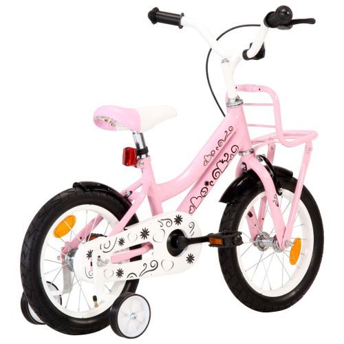 Vélo pour enfant rose et noir 14 pouces Crossy - Photo n°3; ?>