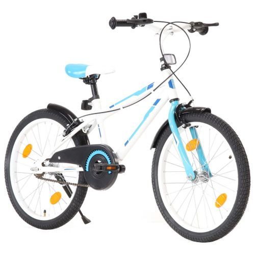 Vélo pour enfants 20 pouces Bleu et blanc - Photo n°2; ?>