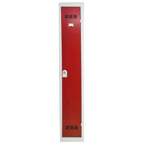Vestiaire industriel métal rouge 1 porte L 41 x H 185 x P 51 cm - Photo n°3; ?>
