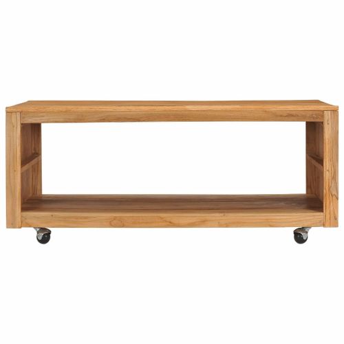 Table basse 110x60x40 cm Bois de teck massif 2 - Photo n°3; ?>