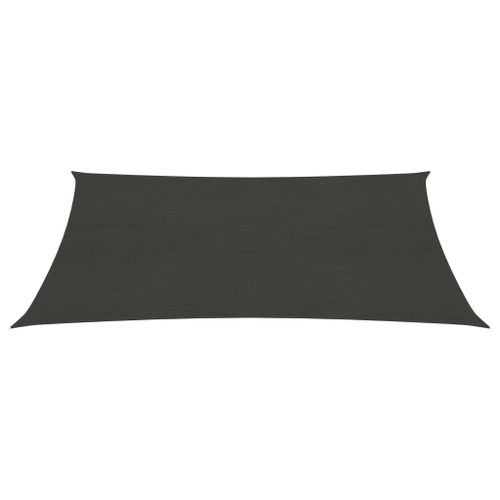 Voile d'ombrage 160 g/m² Anthracite 2,5x3,5 m PEHD - Photo n°3; ?>