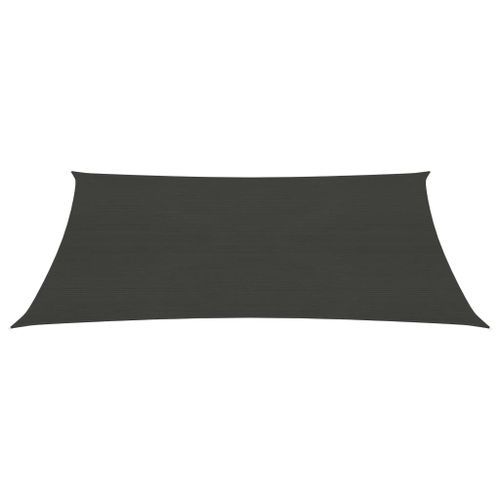 Voile d'ombrage 160 g/m² Anthracite 2,5x3 m PEHD - Photo n°3; ?>