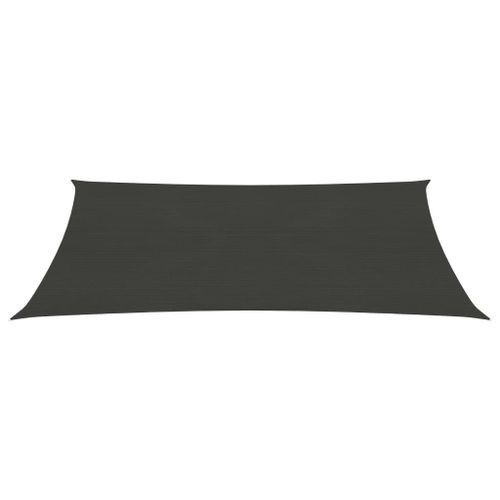 Voile d'ombrage 160 g/m² Anthracite 2,5x4,5 m PEHD - Photo n°3; ?>