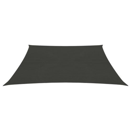 Voile d'ombrage 160 g/m² Anthracite 3/4x2 m PEHD - Photo n°3; ?>