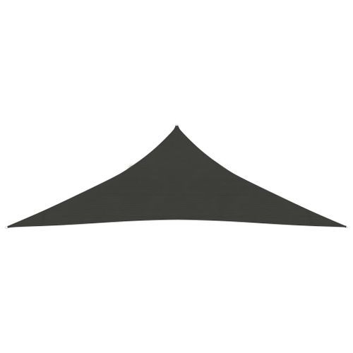 Voile d'ombrage 160 g/m² Anthracite 3,5x3,5x4,9 m PEHD - Photo n°3; ?>