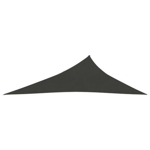 Voile d'ombrage 160 g/m² Anthracite 3x4x5 m PEHD - Photo n°3; ?>