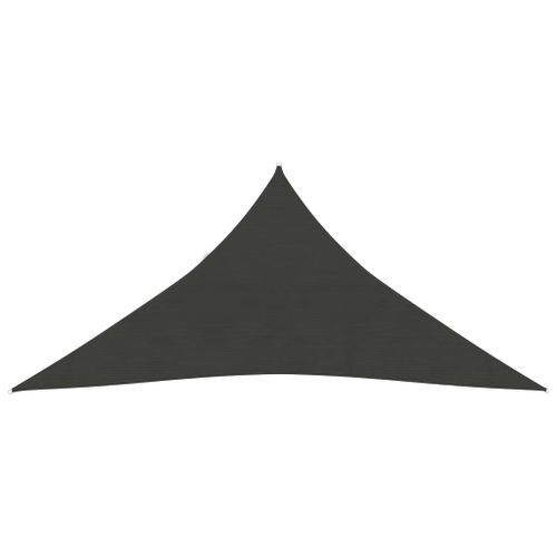 Voile d'ombrage 160 g/m² Anthracite 4x5x5 m PEHD - Photo n°3; ?>