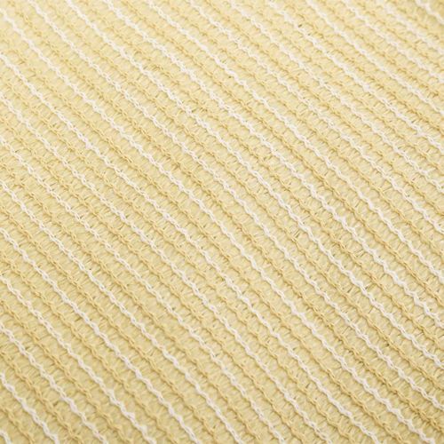 Voile d'ombrage 160 g/m² Beige 3/4x2 m PEHD - Photo n°2; ?>