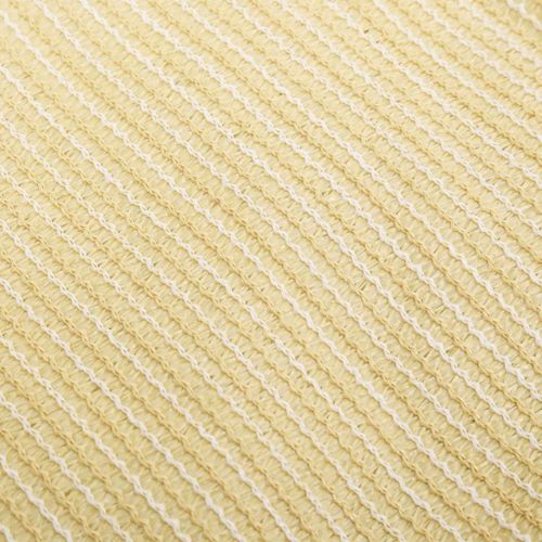 Voile d'ombrage 160 g/m² Beige 3,5x5 m PEHD - Photo n°2; ?>