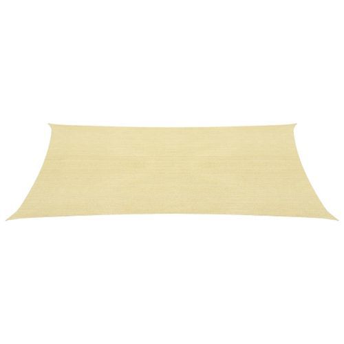 Voile d'ombrage 160 g/m² Beige 4,5x4,5 m PEHD - Photo n°2; ?>