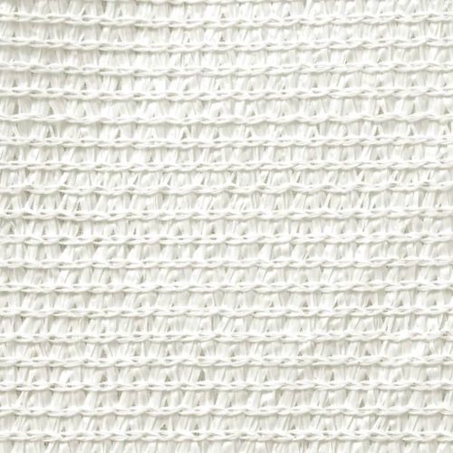 Voile d'ombrage 160 g/m² Blanc 3/4x2 m PEHD - Photo n°2; ?>