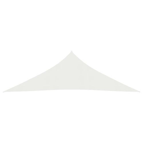 Voile d'ombrage 160 g/m² Blanc 3x3x4,2 m PEHD - Photo n°3; ?>