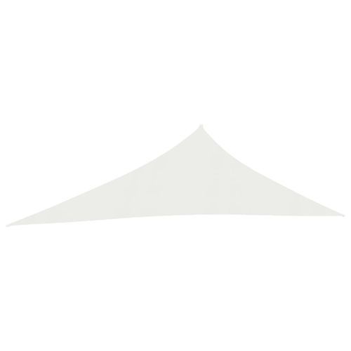 Voile d'ombrage 160 g/m² Blanc 3x4x5 m PEHD - Photo n°3; ?>