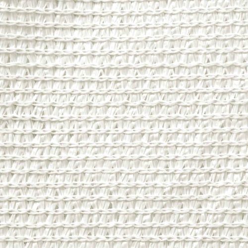 Voile d'ombrage 160 g/m² Blanc 4x4 m PEHD - Photo n°2; ?>