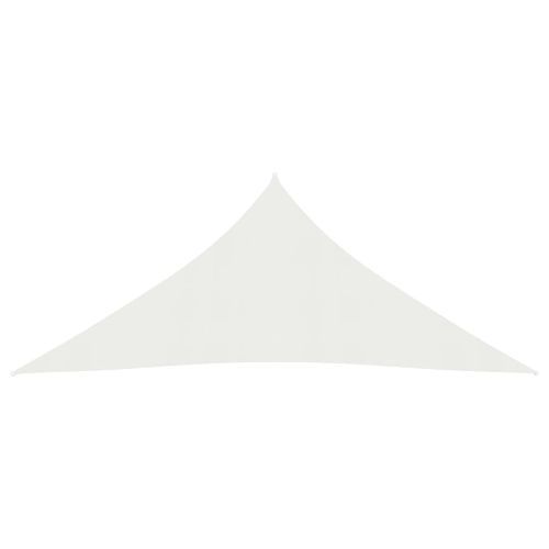 Voile d'ombrage 160 g/m² Blanc 4x5x5 m PEHD - Photo n°3; ?>