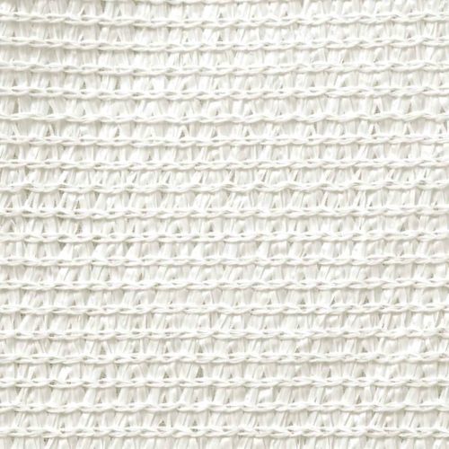 Voile d'ombrage 160 g/m² Blanc 4x7 m PEHD - Photo n°2; ?>